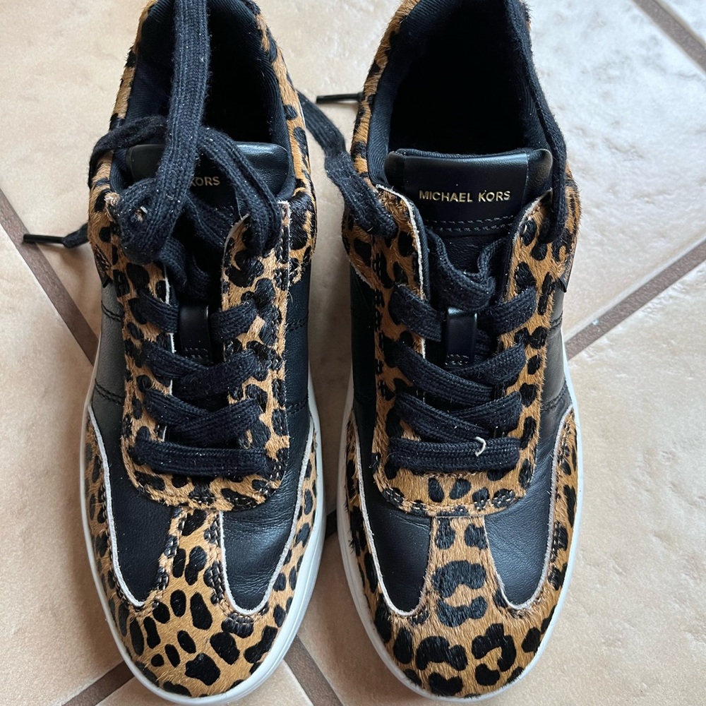 Michael Kors women’s Leopard Print Sneakers